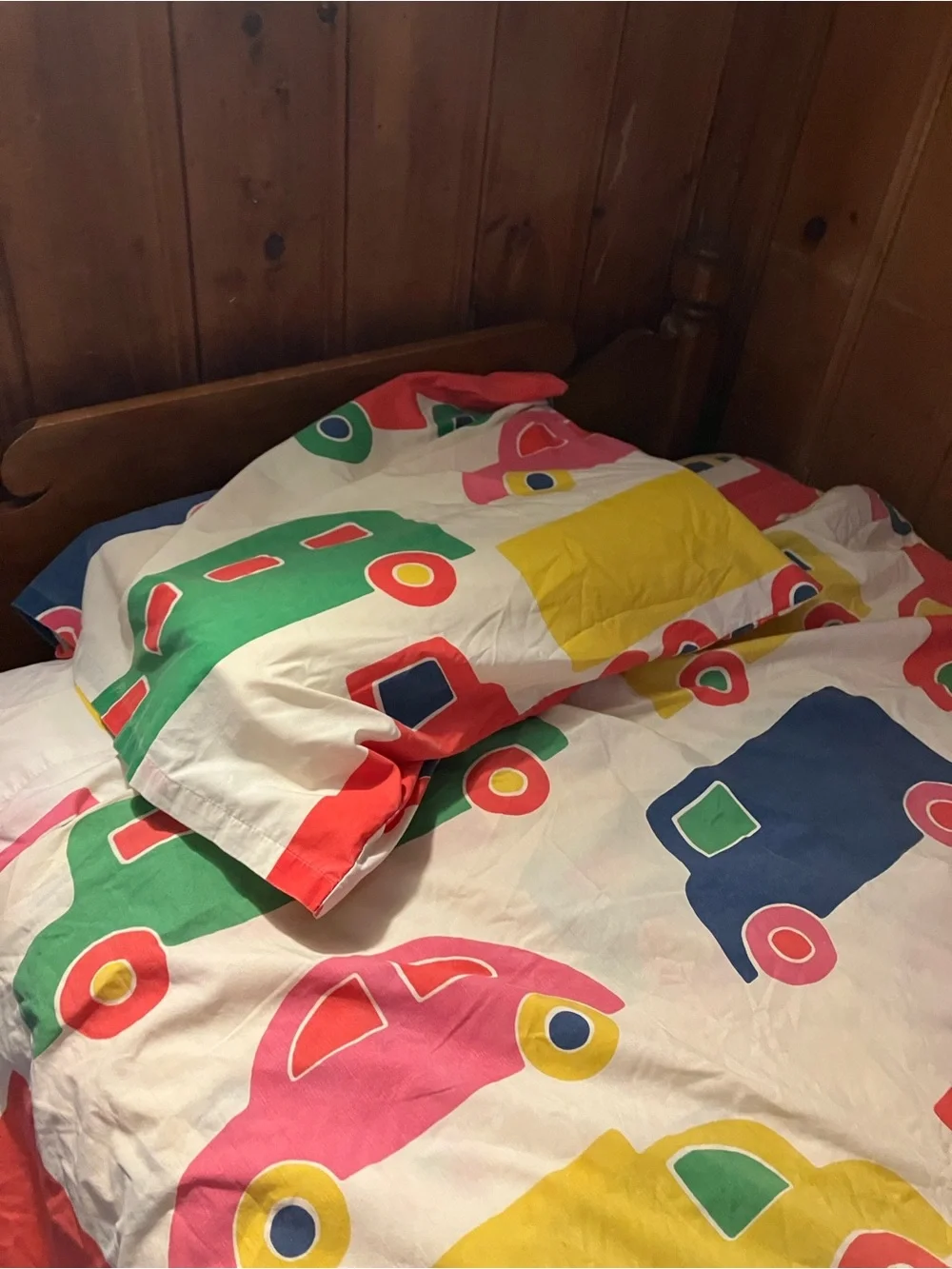 marimekko Bo Boo Dan Rivers Vintage 70s/80s Sheets Duvet Pillowcase Cars & Truck